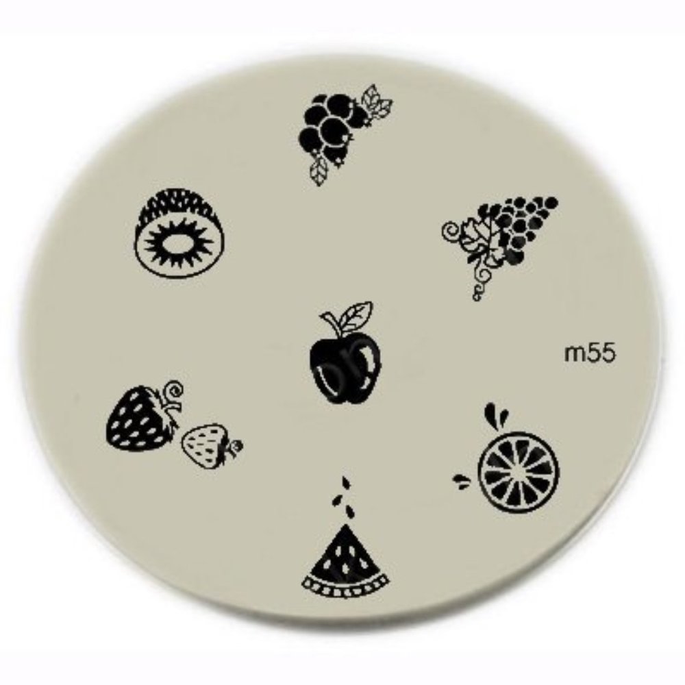 Konad Stamping Nail Art Image Plate - M55 Fruit